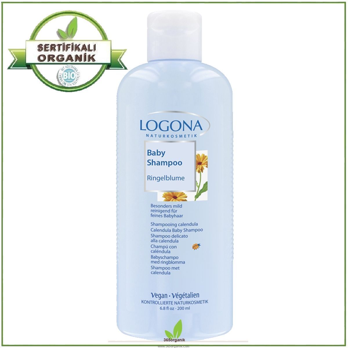 Logona Organik Bebek Bakım Şampuanı Altıncık Çiçekli 200