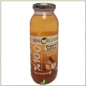 BenOrganic Organik Zencefilli Elma ve Tarçın Suyu 250 ml