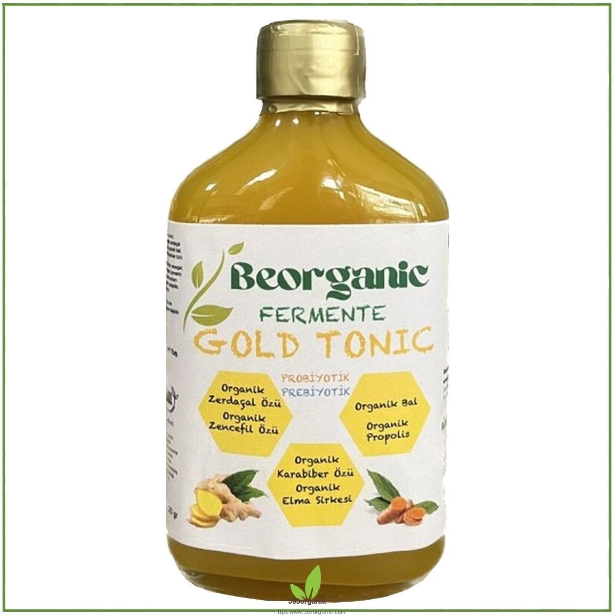 Beorganic Organik Ginger Gold Tonic Sarımsaklı 186 CC | Beorganic | Organik Gıda Takviyeleri | 