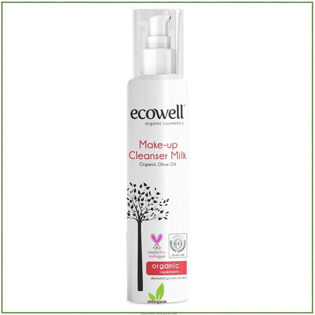 Ecowell Organik Makyaj Temizleme Sütü 200 ml | Ecowell | Organik Kremler ve Makyaj Temizleyiciler | 