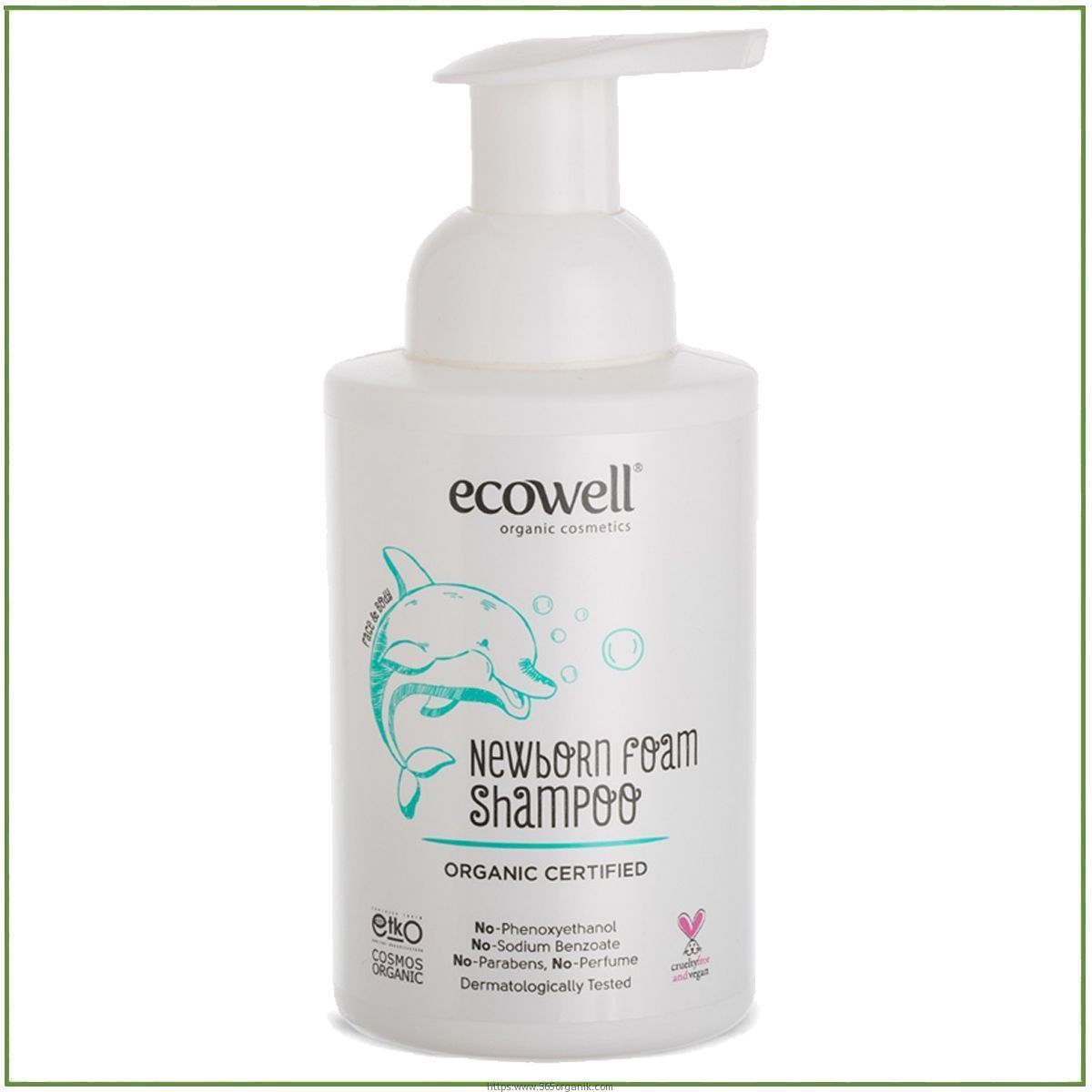 Ecowell Organik Yeni Doğan Bebek Köpük Şampuanı 300 ml | Ecowell | Organik Bebek Kişisel Bakım | 
