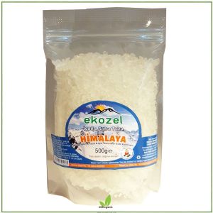 Ekozel Himalaya Kristal Tuzu Beyaz Kalın 500 gr