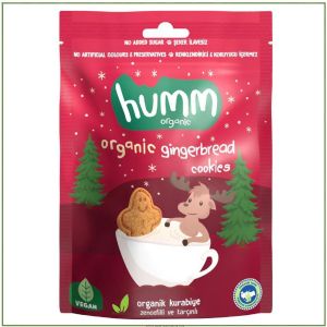 HUMM ORGANIC Vegan Zencefilli Tarçınlı Kurabiye 55 gr
