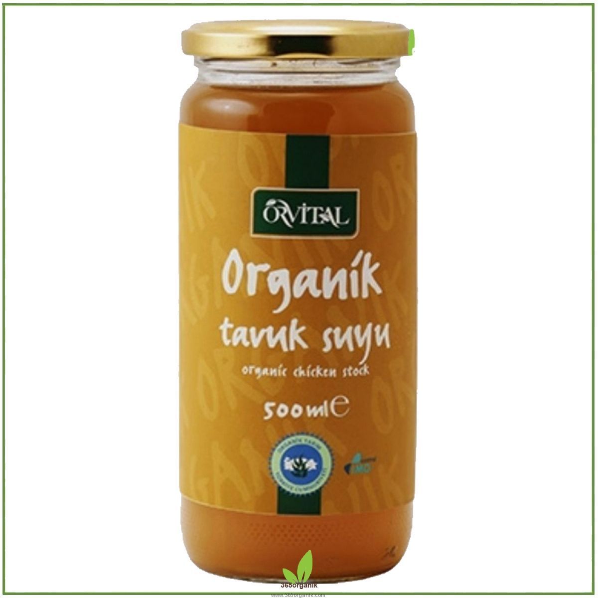 Orvital Organik Tavuk Et Suyu 500ml Organik Çorbalar Organik