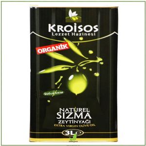 Kroisos Organik Zeytinyağı 3 Lt