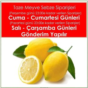 Sertifikalı Organik Limon (Kg)