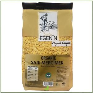 Tardaş Egenin Organik Sarı Mercimek 500 gr