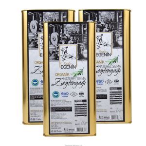 Tardaş Egenin Organik Sertifikalı Sızma Zeytinyağı 3 x 5 Lt (15 Lt )